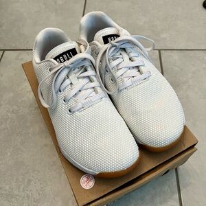 Nobull Project Women's Outwork Strength Training Sneakers in White Gum Size 8M